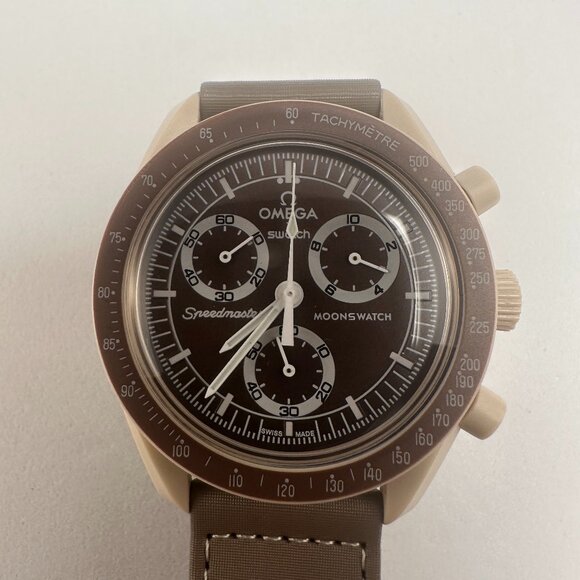 Omega x Swatch MoonSwatch Mission On Earth “Desert” – Full Set – Excellent - Picture 1 of 8